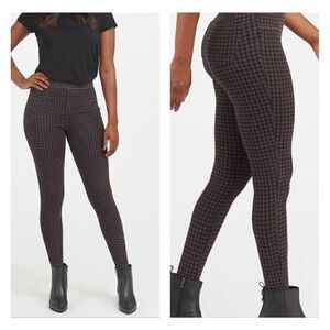 Spanx Houndstooth Ankle Jean-Ish Leggings Size XS